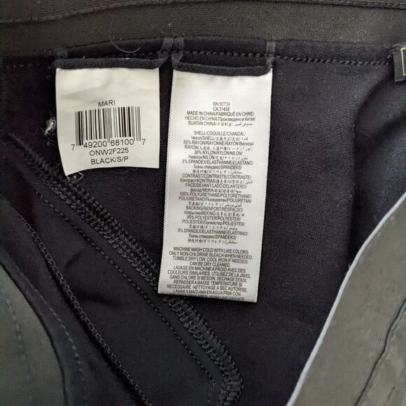 Bcbgmaxazria mari faux leather panel black leggings size small @W - Picture 6 of 13